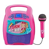 eKids JoJo Siwa Bluetooth Karaoke Machine, Portable