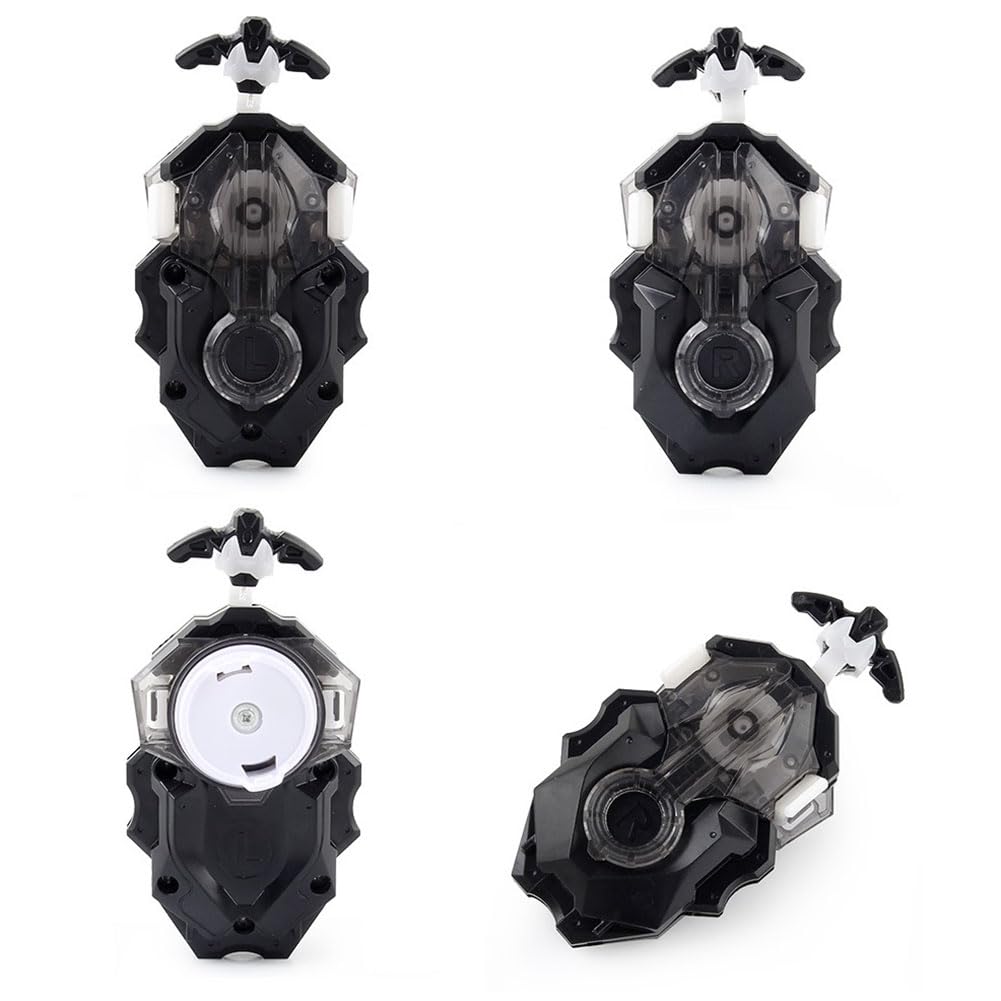 Bey Battling Burst Launcher and Grip, B-184 Left and Right Spin String Launcher Grip DB Layer System Compatible with All Bey Burst Series - Black