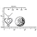 925 Sterling Silver Infinity Faith Hope Love Heart Pendant Necklace for Women