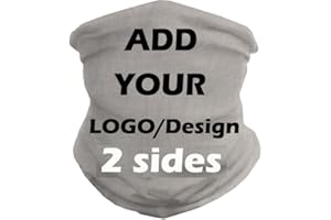KALILY Custom Neck Gaiter Balaclava Personalized Headband Bandana Headwrap for Men Women