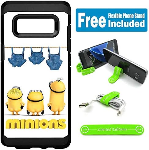 for Samsung [Galaxy S10 Plus] [Galaxy S10+] Hybrid Rugged Hard Cover Case - Minions Pantshanging