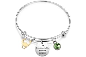 KUIYAI I am Burdened with Glorious Purpose Key Ring TV Show Gift Helmet Keychain