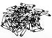 Household Mall 3/4-Inch Safety Pins, Black (1440 Pieces)