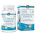 Nordic Naturals, Ultimate Omega, Fish Oil Supplement with Omega-3 DHA and EPA, Supports Heart Health and Brain Development, Burpless Lemon Flavor, (30 servings) 60 soft gels