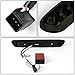 Auto Dynasty Dual Row Full LED Tinted Housing 3rd Third Tail Brake Light Cargo Lamp Compatible with Chevy Colorado GMC Canyon 04-12