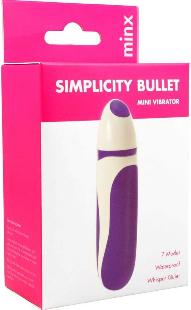 Minx Purple Simplicity 7 Function Bullet Vibrator - Image 3