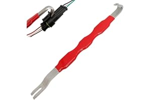 GENERIC Automotive Electrical Terminal Connector Separator Removal Tool,Electrical Disconnect Pliers with with Straight & Dual-Head Designs,Multifunction Electrical Connector Removal Tool for Most Vehicle (A)