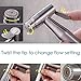 Zen Bidet Flow - Dual Function Soft and Jet Stainless Steel Hand Held Sprayer with a Hook Holder - Shattaf Toilet Attachment Handheld Cloth Diaper Spray Set 5 Foot Hose and T Valve