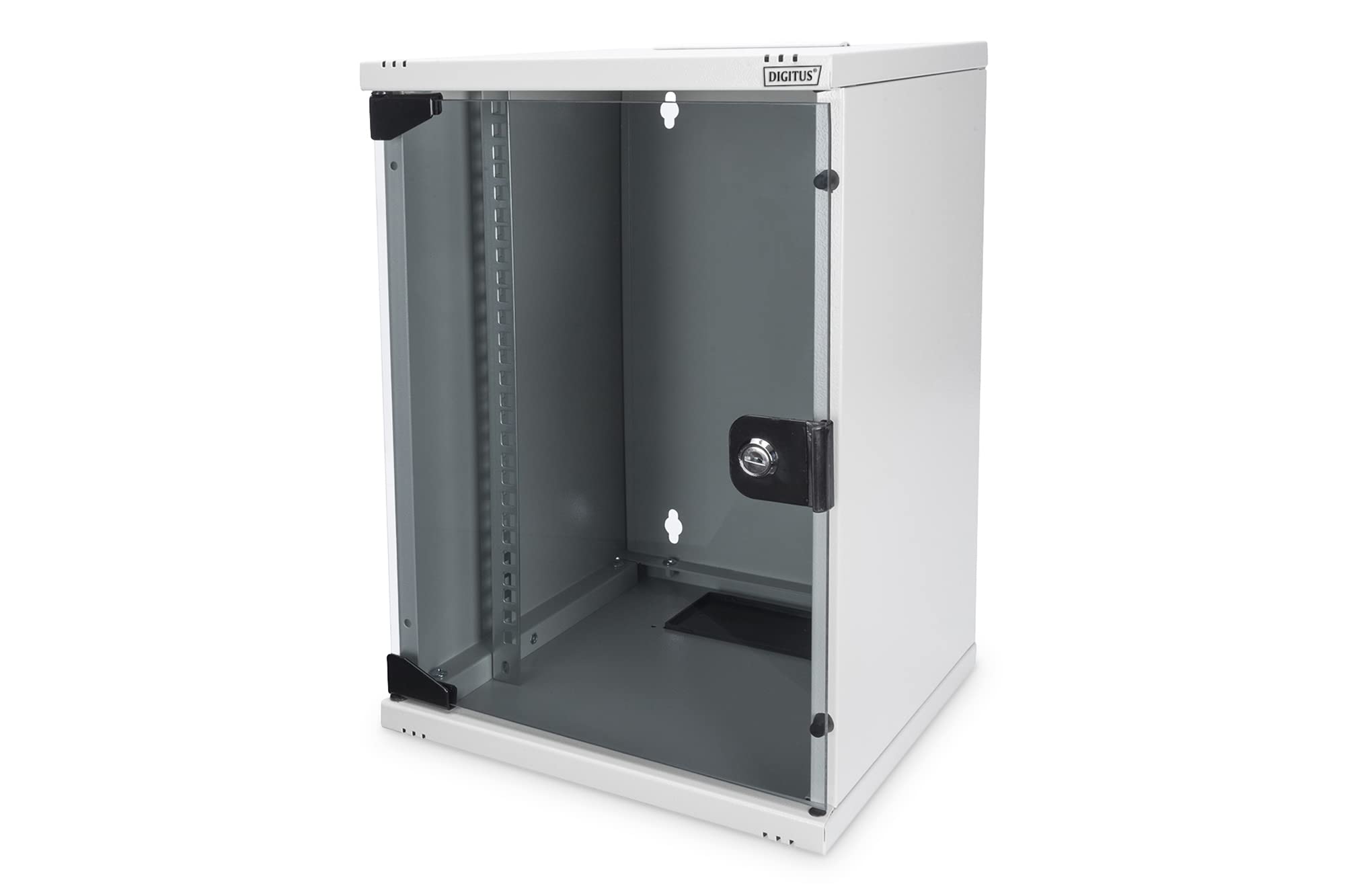 DIGITUS network cabinet 10-inch - 9U - wall-mounted - HxWxD 464x312x300mm - load capacity 30kg - usable depth 240mm - grey