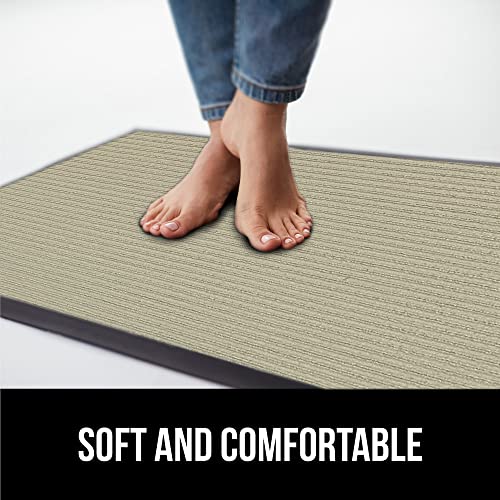 Gorilla Grip Heavy Duty Traffic Guard Doormat, 35x23, Durable Rubber Backing, Low Profile Indoor