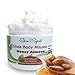 Fair Trade Shea Body Mousse (HONEY ALMOND) All Natural Body Cream | Age Defying | Made with Organic Ingredients | Highest Quality Shea Butter | Super Fruits | Cocoa Butter | Apricot Kernal Oil