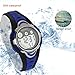 HIwatch LED Watch Fashion Sport Water-Resistant Digital Watch for Boys Girls Men Women Bracelet Watch (Blue)