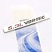 Yoaoo 2Pack OEM 5.3L Vortec Hood Emblems Engine Badge Compatible with Silverado Z71 Sierra Chrome