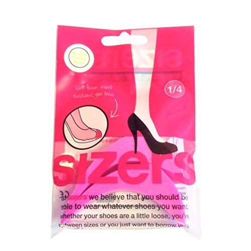 Sizers - (NEW & Improved) Shoe Sizing Inserts (Re-Sizes ALL Pointed-Toe Footwear) (Pink (1/4 Sizers))