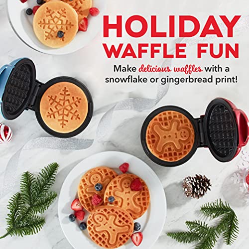 Dash Mini Waffle Maker (2 Pack) for Individual Waffles Hash Browns