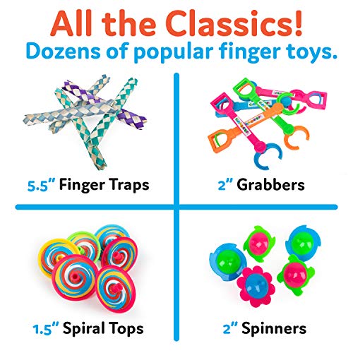 PartySticks Party Favors for Kids - 120pc Assorted Carnival Party Supplies, Small Bulk Toys for Goodie Bags - Thumbnail 5