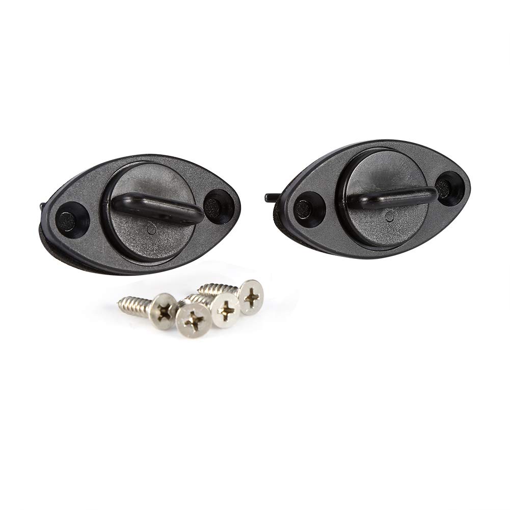 Samfox Kayak Drain Plug, Universal Drain Plug Kit 2 Plugs Bung with Screws for Dinghy Kayak Canoes Boat