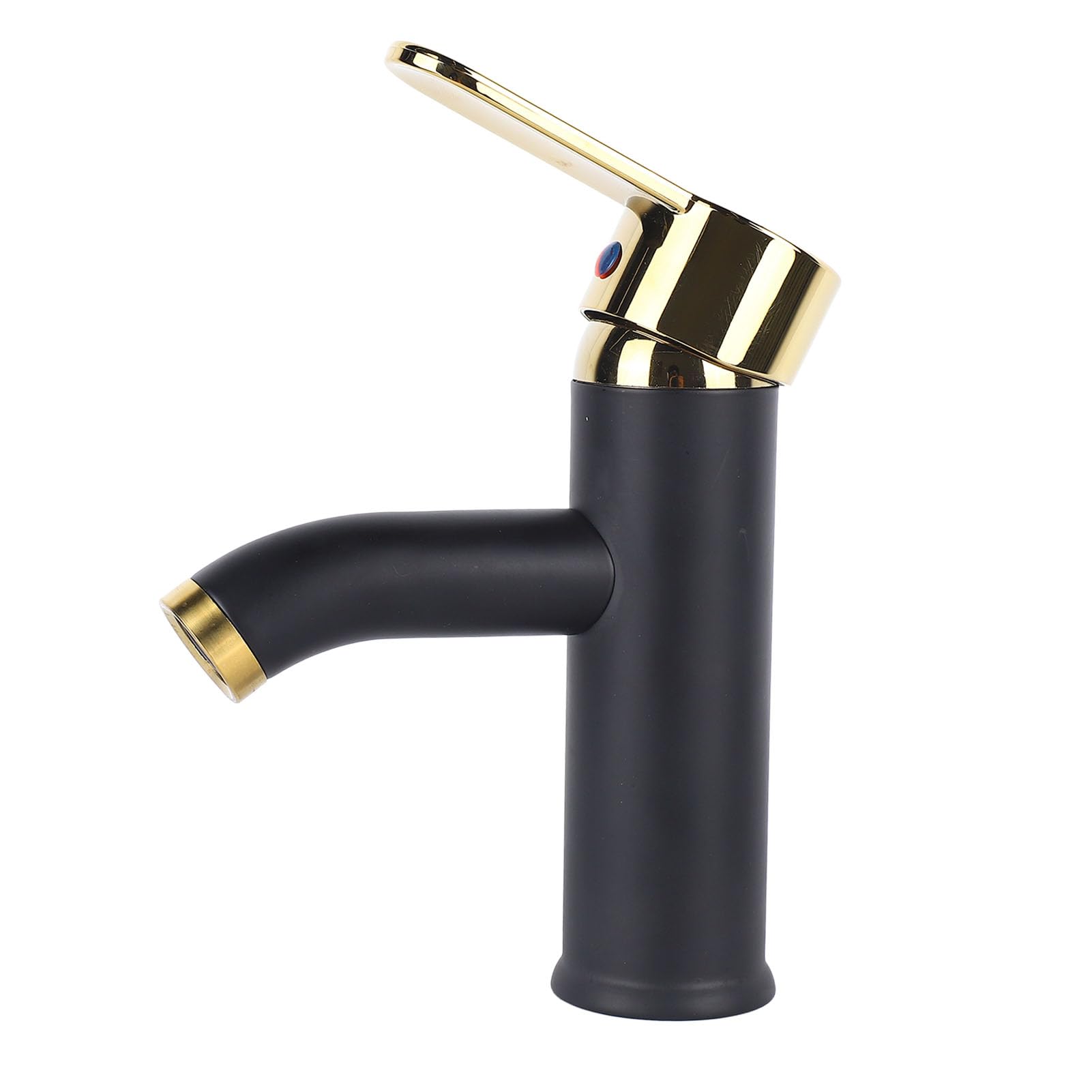 Basin Mixer Taps, Stainless Steel Bathroom Sink Taps Single Handle Hot Cold Water Sink Faucet, Single Lever Sink Faucet for Bathroom, Basin, RV, Vanity