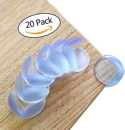 Today's Special Deal for 20 Pcs Baby Caring Guards Medical Grade from Paris Babyhome-Clear Furniture Corner Protectors-Child Proof Corner Safety
