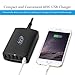 Key Power 60 Watt 12A 6-Port USB Charger Charging Station for Apple iPhone 7 / 6 Plus, iPad / Samsung Galaxy S6 / S6 Edge and More