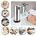Cakie Soap Dispenser, Touchless Automatic Soap Dispenser, Infrared Motion Sensor Stainless Steel Dish Liquid Hands-Free Auto Hand Soap Dispenser, Upgraded Waterproof Base