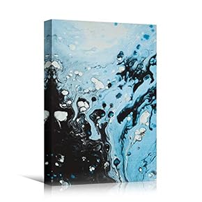 signwin Canvas Wall Art Liquid Abstract Colorful Decorative...