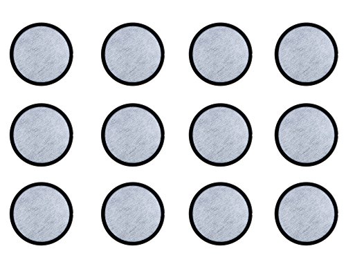 K&J 12-Pack of Mr. Coffee Compatible Water Filter Discs - Universal Fit Mr Coffee Compatible Filters - Replacement Charcoal Water Filter Discs for Mr Coffee Coffee Brewers - Better Than OEM! - Thumbnail 2