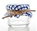 Nakpunar 6 pcs, 1.5 oz Mini Hexagon Glass Jars with Plastisol Lined Lids