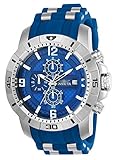 Invicta Men's 'Pro Diver' Quartz Stainless Steel Casual Watch, Color:Blue (Model: 24963)