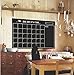 Drhob Home & Office Decor Chalk Board Blackboard Monthly Calendar Vinyl Wall Sticker (Size: 60*45cm)