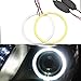 Grandview 2x 110mm Angel Eyes Halo Ring Lamp Light Bulb 82SMD Headlight COB (white)