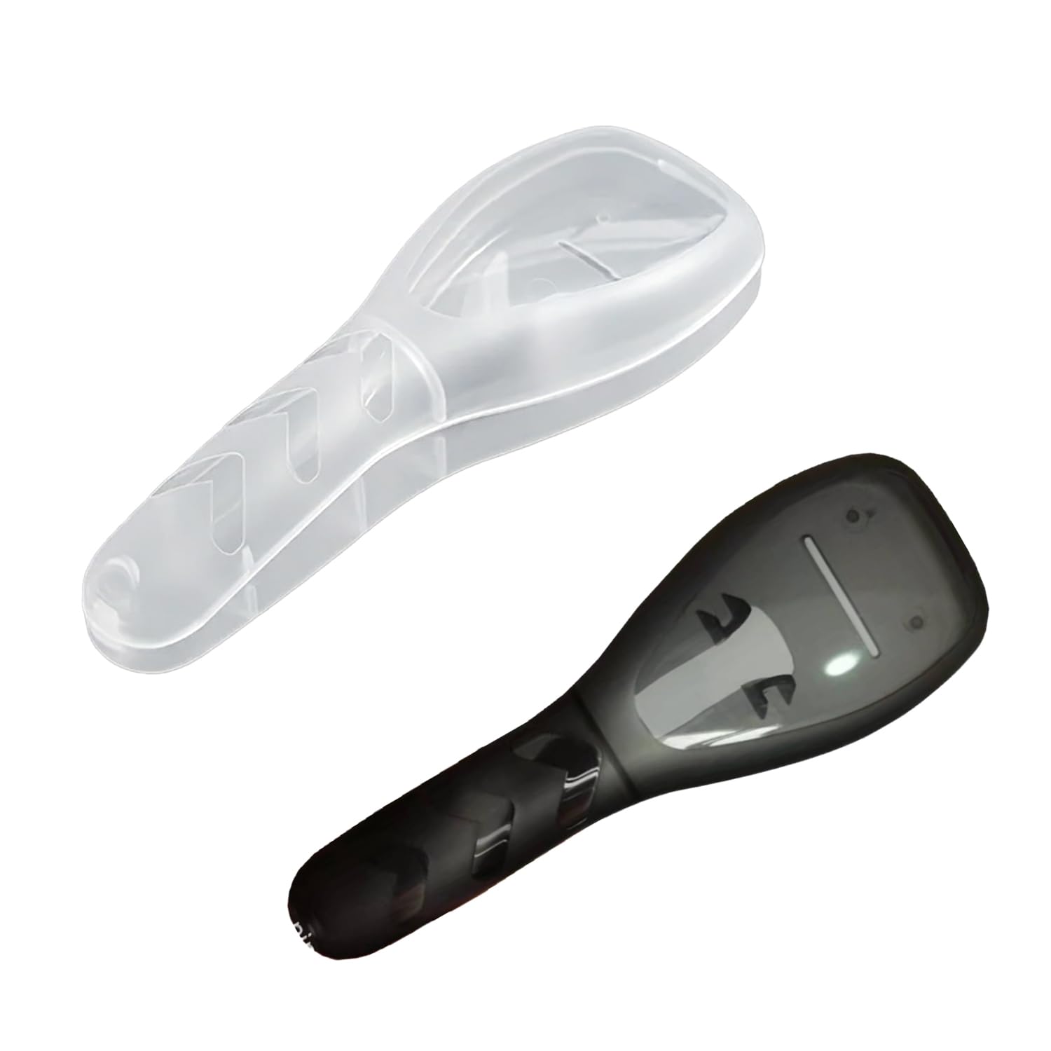 JNAWA 2Pieces Razor Storage Box Black and White Shaver Carrying Cases Outdoor Camping Travel Razor Protector Case for Men's Shaver Accessories