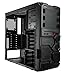 Apevia X-SNIPER2-RD ATX Mid Tower Gaming Case with Large Red Side Window, 1 x 120mm Red LED Fan, Front USB3.0/Audio Ports, up to 8 x Cooling Fan Space - Red