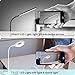 Juhefa Reading Light - Clip Lamp, Book Light for Bed, Dimmable Eye-Caring Touch Lamp (3-Level Brightness)