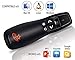 Red Star Tec Wireless Powerpoint and Keynote Presentation Remote Clicker PR-819 (Black, 1 Pack)