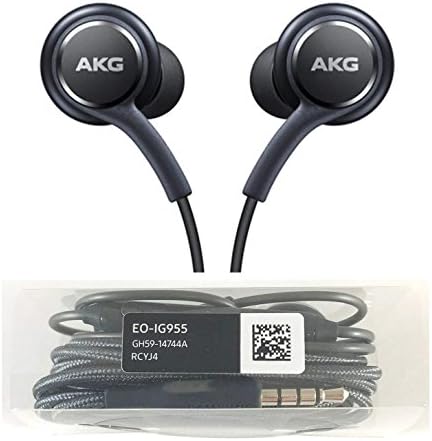GLAMPANDA AAA+ EO-IG955 AKG in-Ear 3.5 mm Hands-free Headphones for SamsungGalaxy S8/S8Plus (Black)