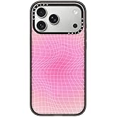 CASETiFY Impact iPhone 17 Pro Max Case [Slim/Compatible with Magsafe / 8.2 ft. 4X Military Grade Drop Protection] - Pink Light - Clear Black