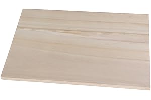 Healeved Solid Wood Divider Board 1.2cm Thick Small Wood Shelf Panel 30x20cm for Desk Partition