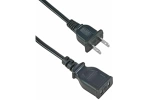 saschedross 2-Prong AC Power Cord Cable Lead for Charging Roland FP-8 JX-8P JX-10 EP-50