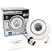 TORCHSTAR High CRI90+ 4 Inch Dimmable Gimbal Recessed LED Downlight, 10W (75W Equiv.), Energy Star Listed, 5000K Daylight, 800lm, Adjustable LED Retrofit Lighting Fixture, 5 Years Warranty