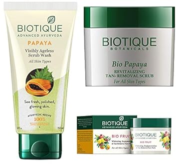 papaya scrub face wash