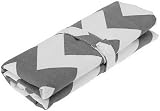 nuoshen Nappy Changing Mat Foldable Diaper Pad Waterproof Gray Waves 60x35 cm view 5