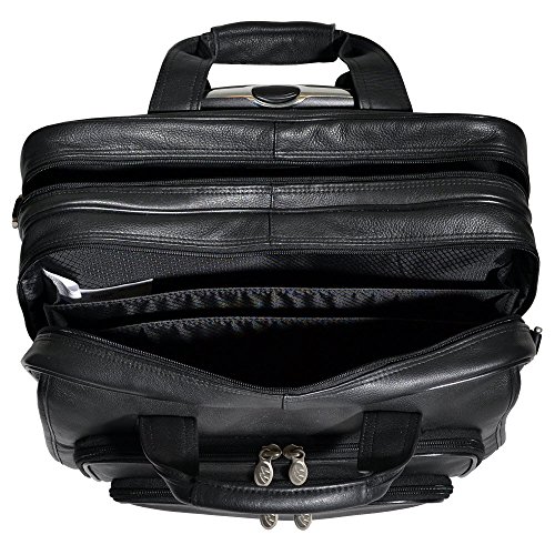 McKleinUSA GOLD COAST 43185 Black 17 Detachable-Wheeled Laptop Case