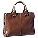JINDILONG Mens PU Leather Briefcase 10-13.3 Inch Shoulder Laptop Bag Messenger Bag Waterproof Brown