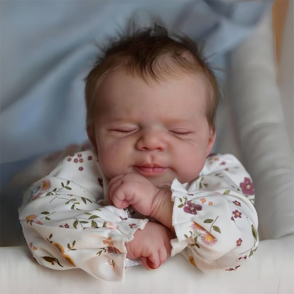 MAIHAO Realistic Reborn-Baby Dolls 19 Inch Realistic Toddler Doll Sleeping Real Life Newborn Baby Dolls That Look Real Lifelike Baby Dolls Soft Vinyl Body