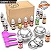 Organic Bath Bomb Coloring for Soap Making Supplies, Skin Safe Coloring Slime Ideal for Crafting Mold and Container, Includes 13 Colors, Molds and Gloves with e-Bonus; Great DIY Gift Idea