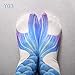 Huiyuzhi Womens Cosplay Mermaid Stockings 3D Printing Socks
