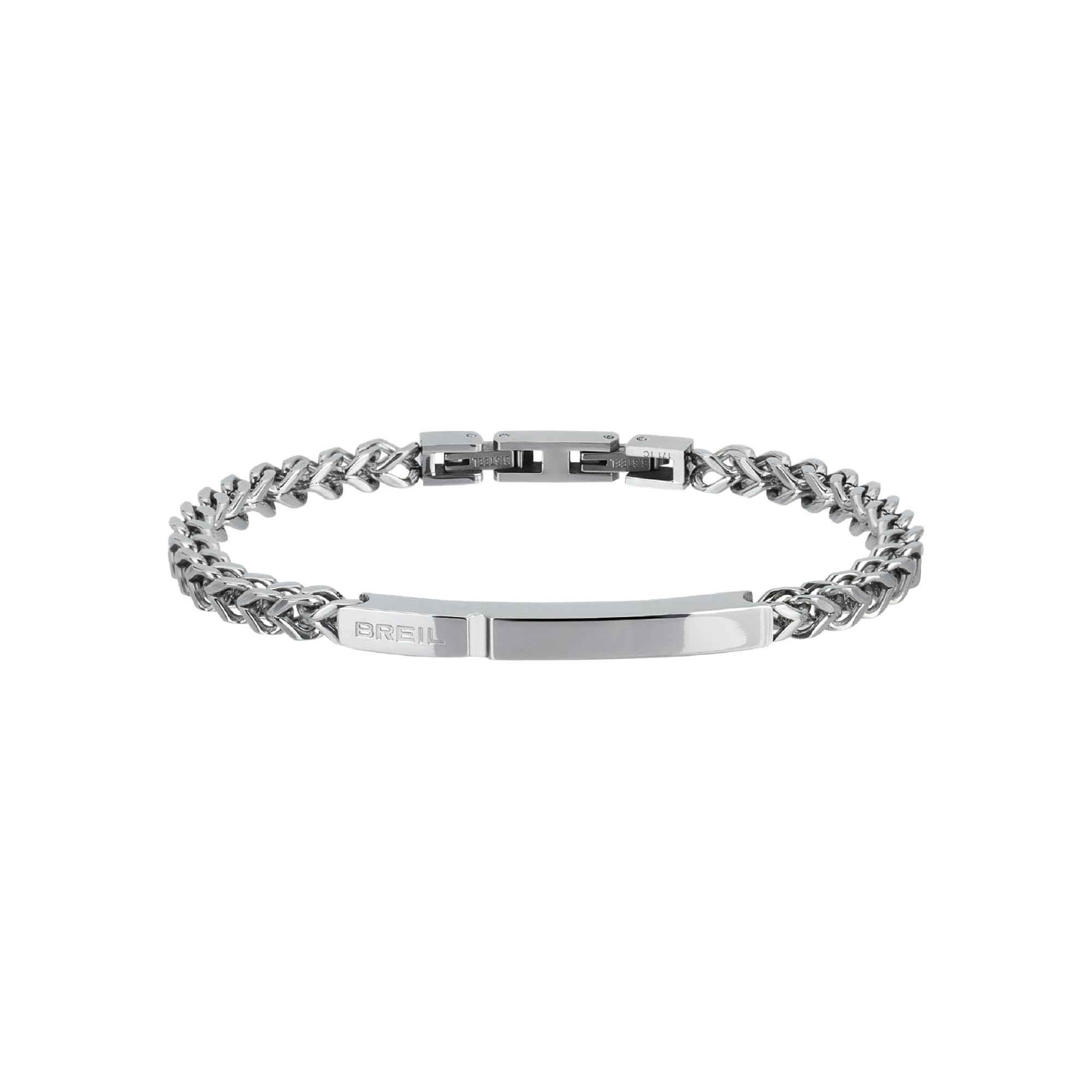 Breil - Bracelet for Men GROOVY Collection TJ2138 - Stainless Steel Jewel with Central Rigid Element - One Size