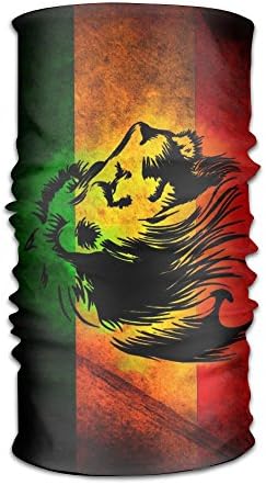 QGbird Unisex Lion Jamaica Flag Headwear Bandanas Helmet Liner Head Wrap Scarf One Size Great Gifts For Men Women