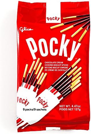 Chocolate Pocky Stick Value Pack 4.47 oz each (5 Items Per Order)